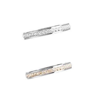 EXR144A STAINLESS STEEL RING CLASSICO INFINITY HEARTS INORI AAB CO..