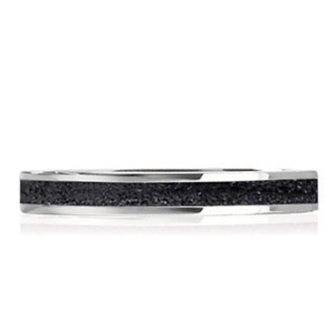 EXR147B Stainless Steel Ring Playful dimond dust inori AAB CO..