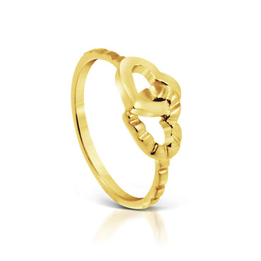 EXR159C Stainless Steel Ring Joined at the Heart inori AAB CO..