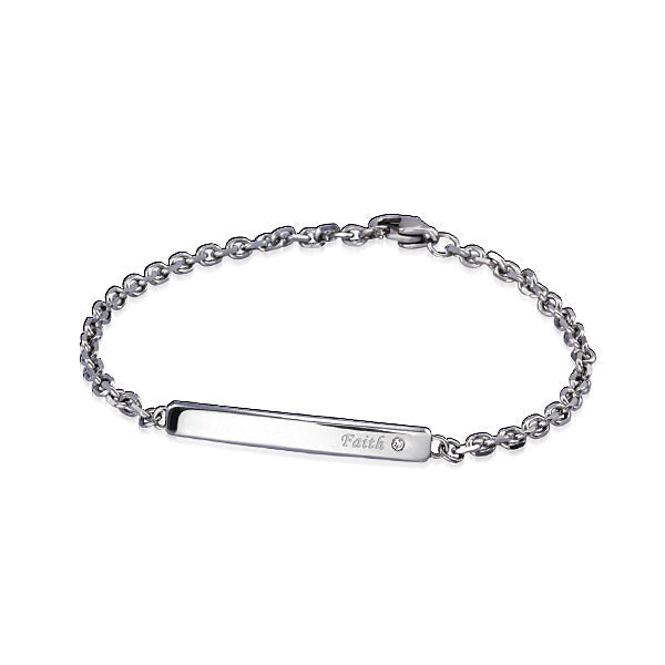 GBSD09 STAINLESS STEEL BRACELET Faith AAB CO..