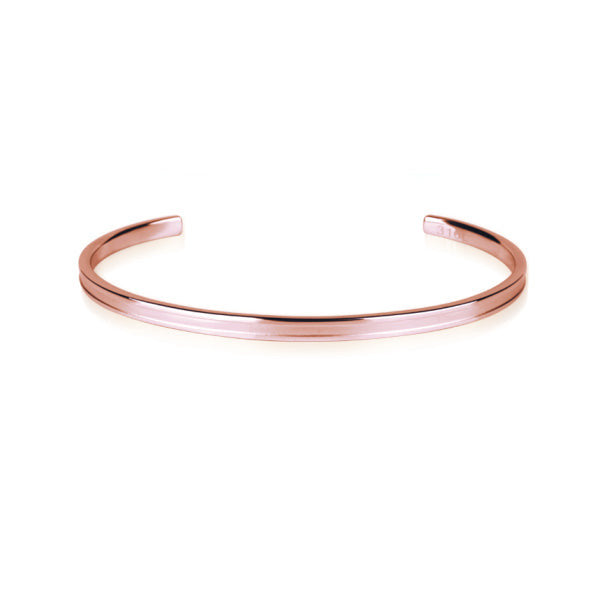 GBSG14 STAINLESS STEEL BANGLE WITH ERODING