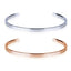 GBSG14 STAINLESS STEEL BANGLE WITH ERODING AAB CO..