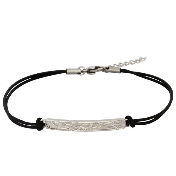 GBSS172 STAINLESS STEEL & LEATHER BRACELET