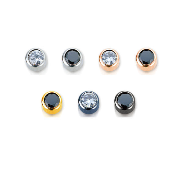 GESS01 STAINLESS STEEL EAR STUD  
(price by per Pair)
