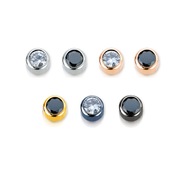 GESS01 STAINLESS STEEL EAR STUD  
(price by per Pair)