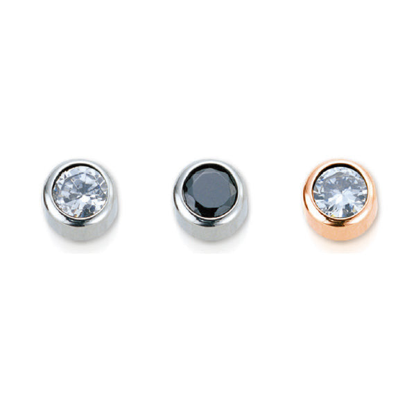 GESS01 STAINLESS STEEL EAR STUD  
(price by per Pair)