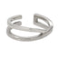 GESS345 STAINLESS STEEL RING & EAR CUFF