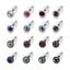 GESS62 STAINLESS STEEL EAR STUD  
(price by per Pair)