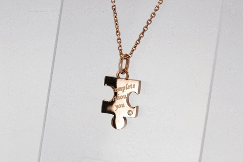 GPSD132 STAINLESS STEEL PENDANTIncomplete without you AAB CO..