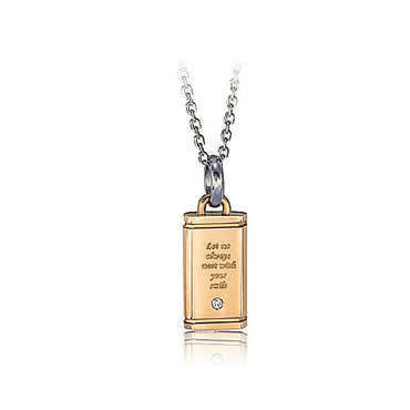 GPSD114 STAINLESS STEEL PENDANT  Let mealwaysmeet with your smile AAB CO..