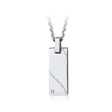 GPSD94 STAINLESS STEEL PENDANT

Love cures people both the ones who give it and who receive it AAB CO..