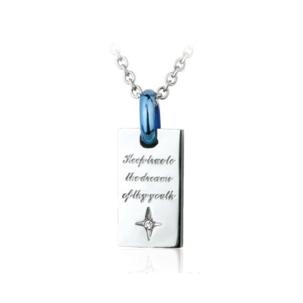 GPSS417 STAINLESS STEEL PENDANT

Keep true to the dreams of thy youth