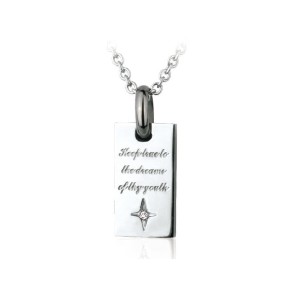 GPSS417 STAINLESS STEEL PENDANT

Keep true to the dreams of thy youth