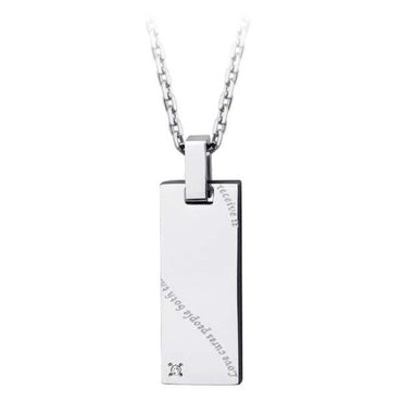 GPSS505 STAINLESS STEEL PENDANT

Love cures people both the ones who give it and who receive it AAB CO..