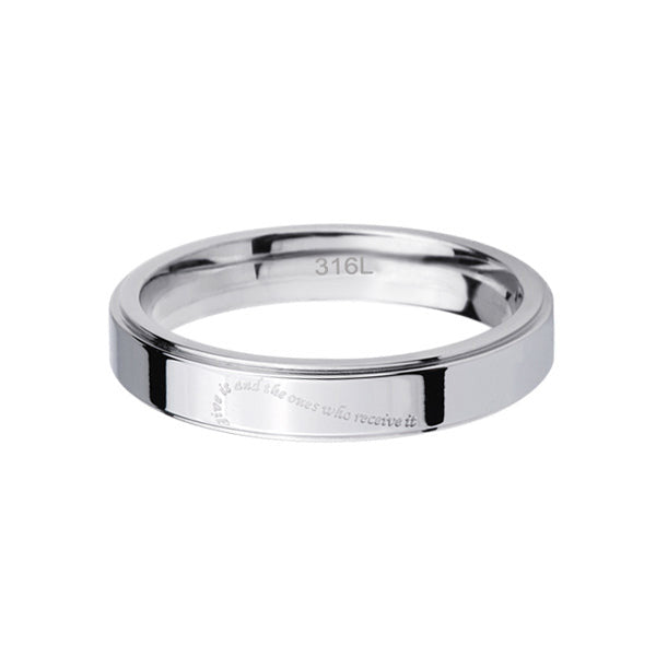 GRSS323 STAINLESS STEEL RING

give it and the ones who receive it AAB CO..