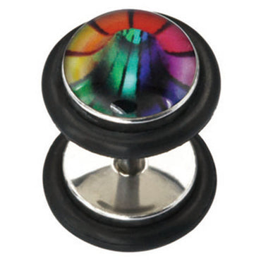 HRU28 FAKE PLUG WITH RAINEBOW AAB CO..