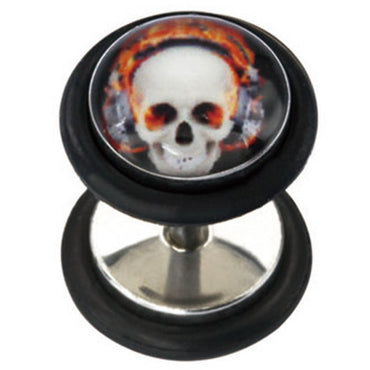 HRU29 FAKE PLUG WITH SKULL DESIGN AAB CO..
