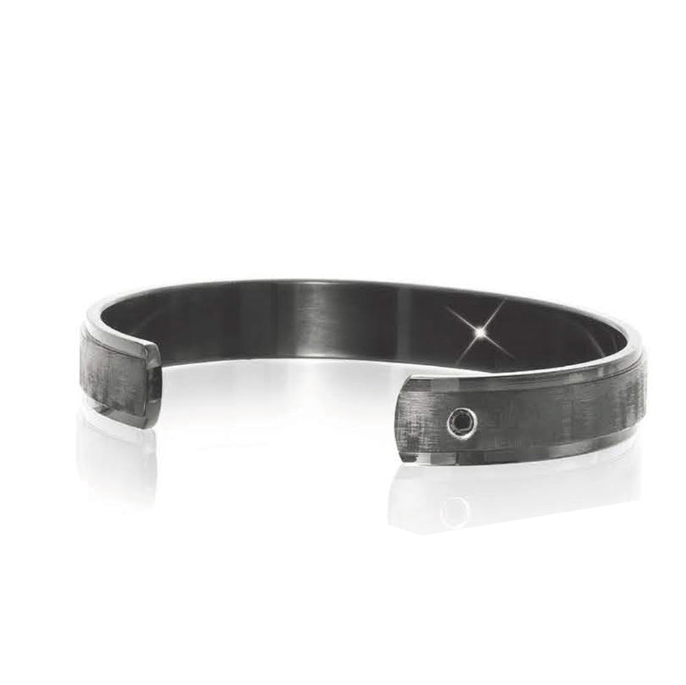 INB26B STAINLESS STEEL BANGLE GENTLEMEN EROSION INORI AAB CO..