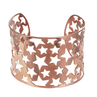 INB64C STAINLESS STEEL HOLOOW BANGLE W PVD AAB CO..