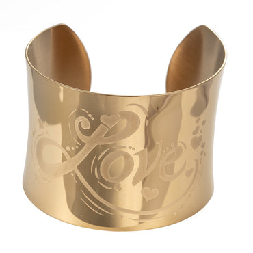 INB70C STAINLESS STEEL BANGLE W PVD AAB CO..