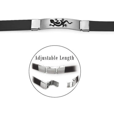 INBR116 STAINLESS STEEL BRACELET GENTLEMEN GECKO INORI AAB CO..