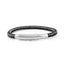 INBR122A STAINLESS STEEL BRACELET W LEATHER AAB CO..