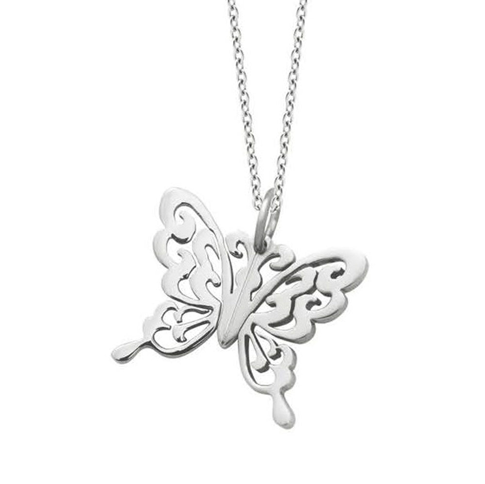 INP124 STAINLESS STEEL BUTTERFLY PENDANT AAB CO..
