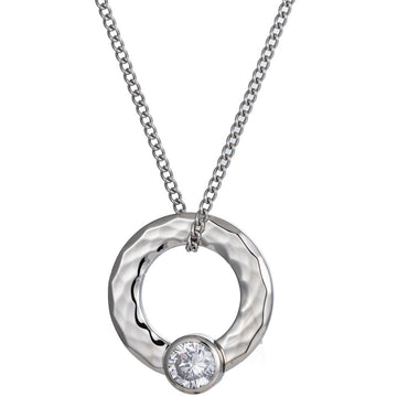 INP161A STAINLESS STEEL PENDANT CZ AAB CO..