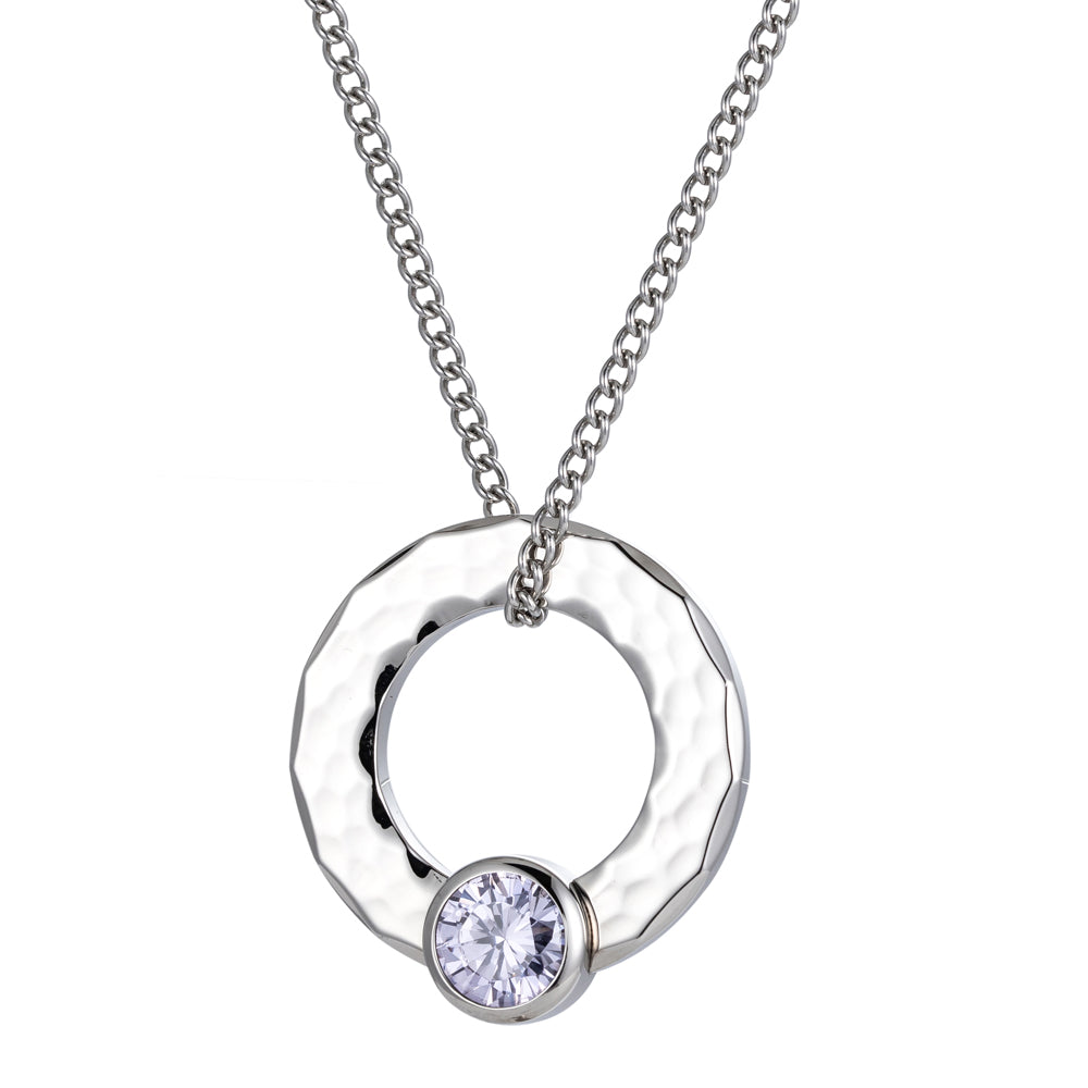 INP161D STAINLESS STEEL PENDANT CZ AAB CO..