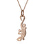 INP237B Stainless Steel Pendant His & Hers gecko inori AAB CO..