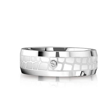 INR101 Stainless Steel Ring His & Hers skin deep inori AAB CO..