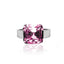 INR115C STAINLESS STEEL RING W CZ AAB CO..