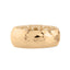 INR126B Stainless Steel Ring Bling hammered inori AAB CO..