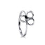 INR131C Stainless Steel Ring Feelings flora inori