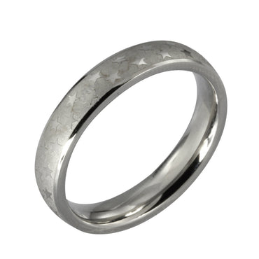 INR132A Stainless Steel Ring Bling starry night inori AAB CO..