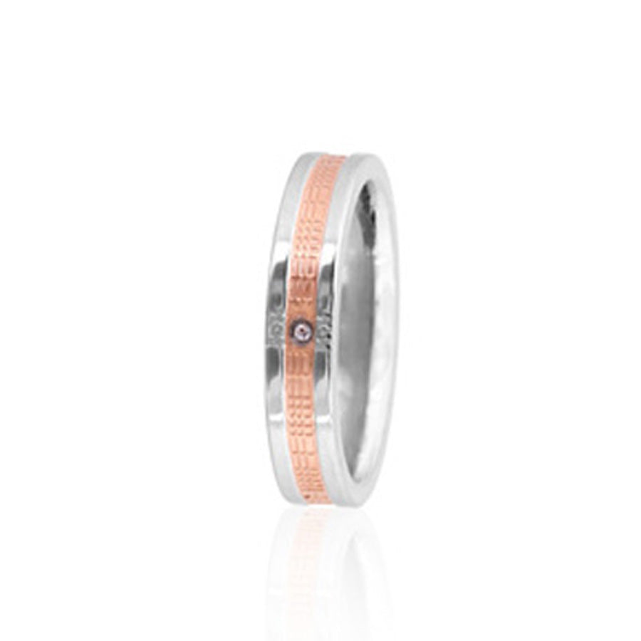 INR134 Stainless Steel Ring Bling inori AAB CO..