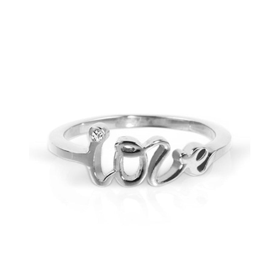 INR138A Stainless Steel Ring Bling inori AAB CO..