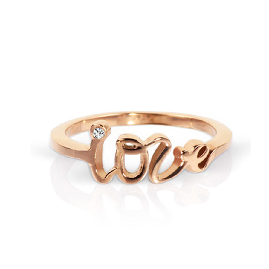 INR138B Stainless Steel Ring Bling inori AAB CO..