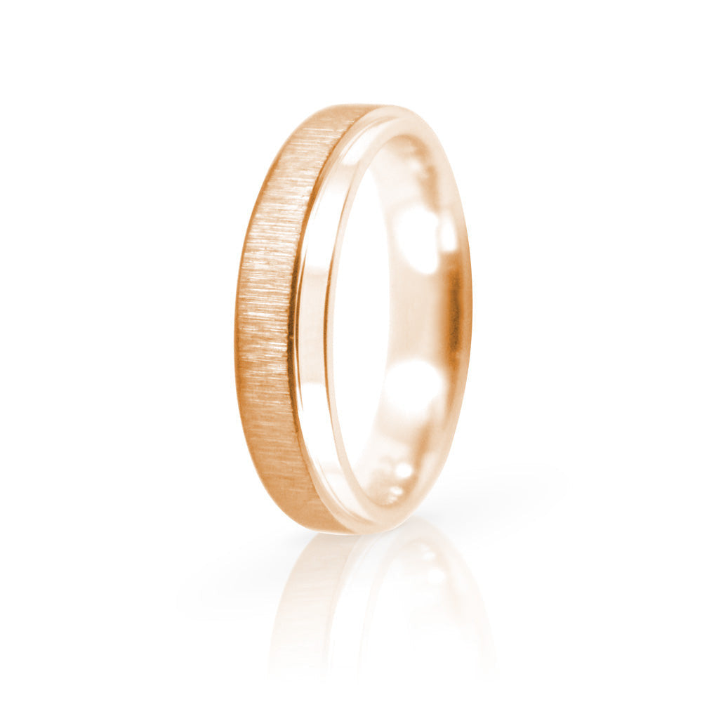 INR146B STAINLESS STEEL RING W PVD AAB CO..