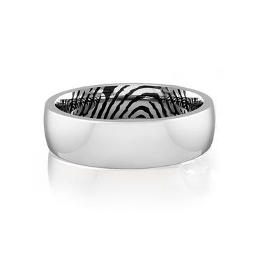 INR152A STAINLESS STEEL RING W BLACK AAB CO..