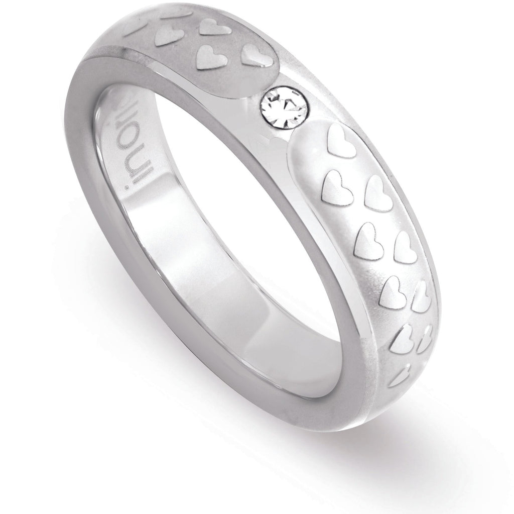 INR33 STAINLESS STEEL RING WITH CZ AAB CO..