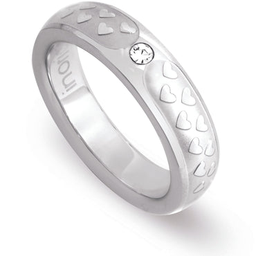 INR33 STAINLESS STEEL RING WITH CZ AAB CO..