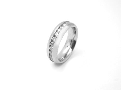 INR48 Stainless Steel Ring Bling royalty inori AAB CO..
