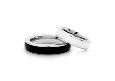 INR62 Stainless Steel Ring His & Hers enternally' inori AAB CO..