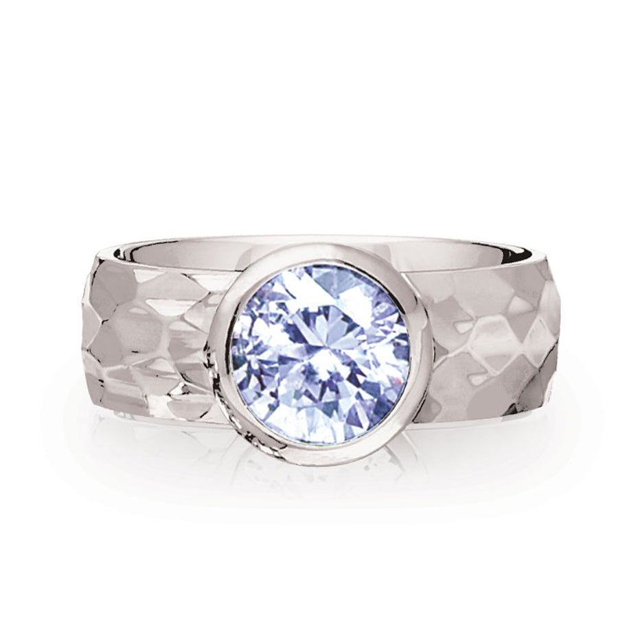 INR97D Stainless Steel Ring Bling jewel inori