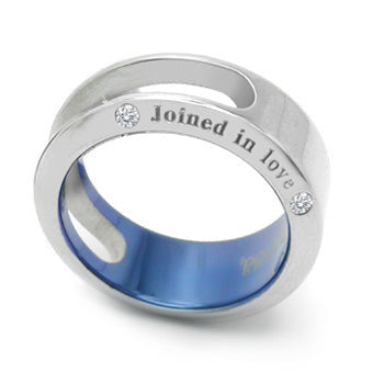 INRC04 STAINLESS STEEL RING WITH AAB CO..