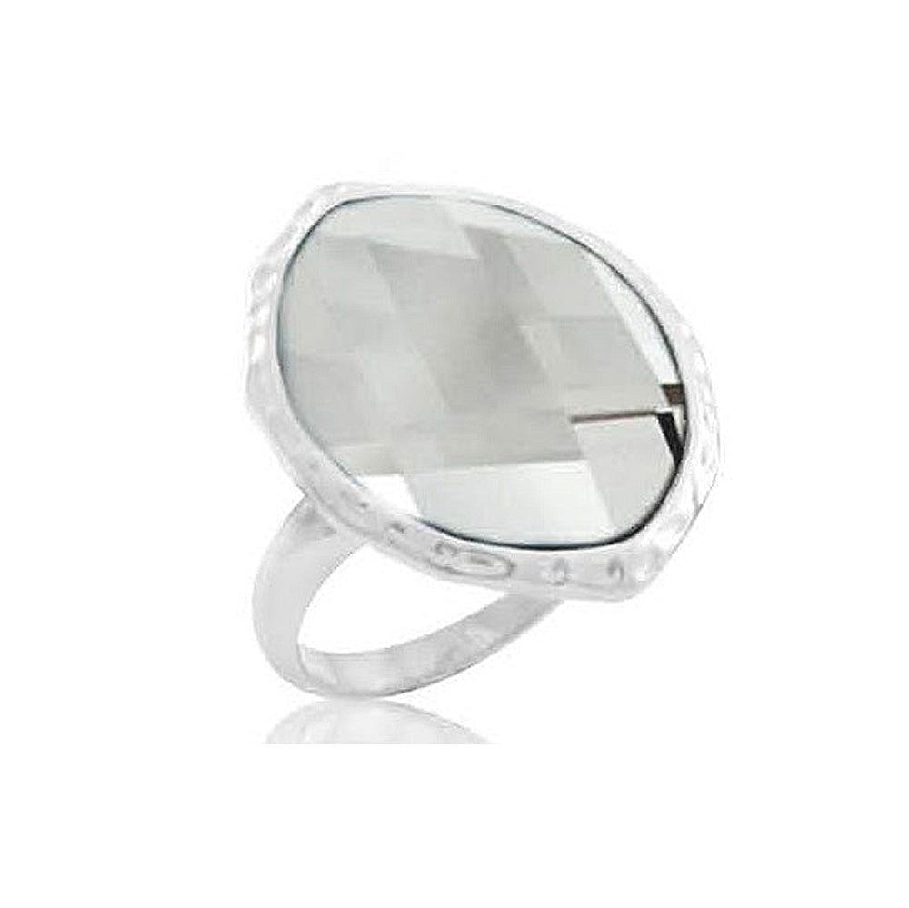 INSWR02A INORI LOCKET RING W SWROVSKI CRYSTAL AAB CO..