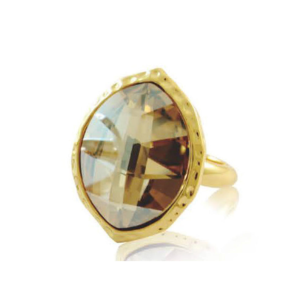 INSWR02C INORI LOCKET RING W SWAROVSKI AAB CO..