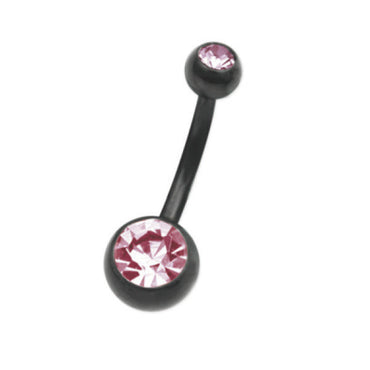 JBLB2S BLACK PLATING JEWELLED BANANA AAB CO..