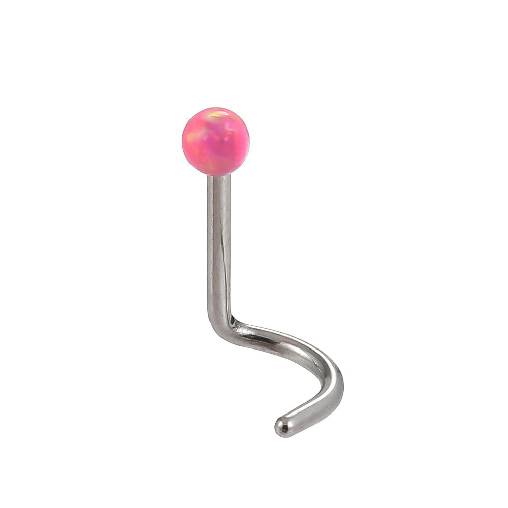 JBNS05 NOSE STUD WITH OPAL DESIGN AAB CO..